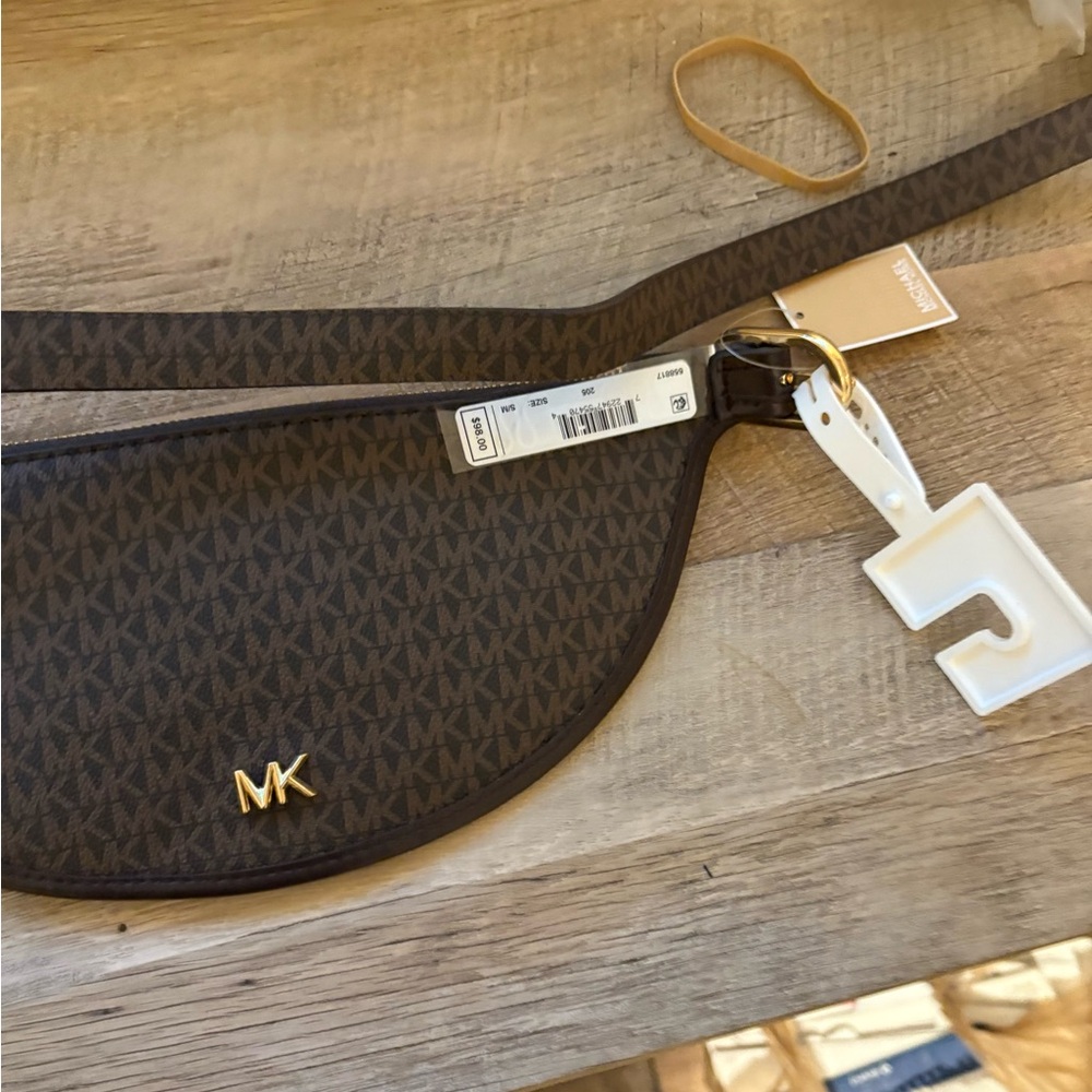 Michael Kors logo double-sided fanny pack NWT